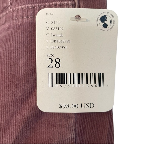 Free People women’s Jade Cord Flare Jeans size 28/6 - Picture 12 of 12